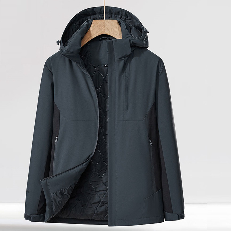 2024 m. naujo stiliaus medvilniniai drabužiai vyrams ir moterims, žieminiai, sustorinti šilti medvilniniai paminkštinti švarkai, vidaus lauko alpinizmo kostiumas, gobtuvas