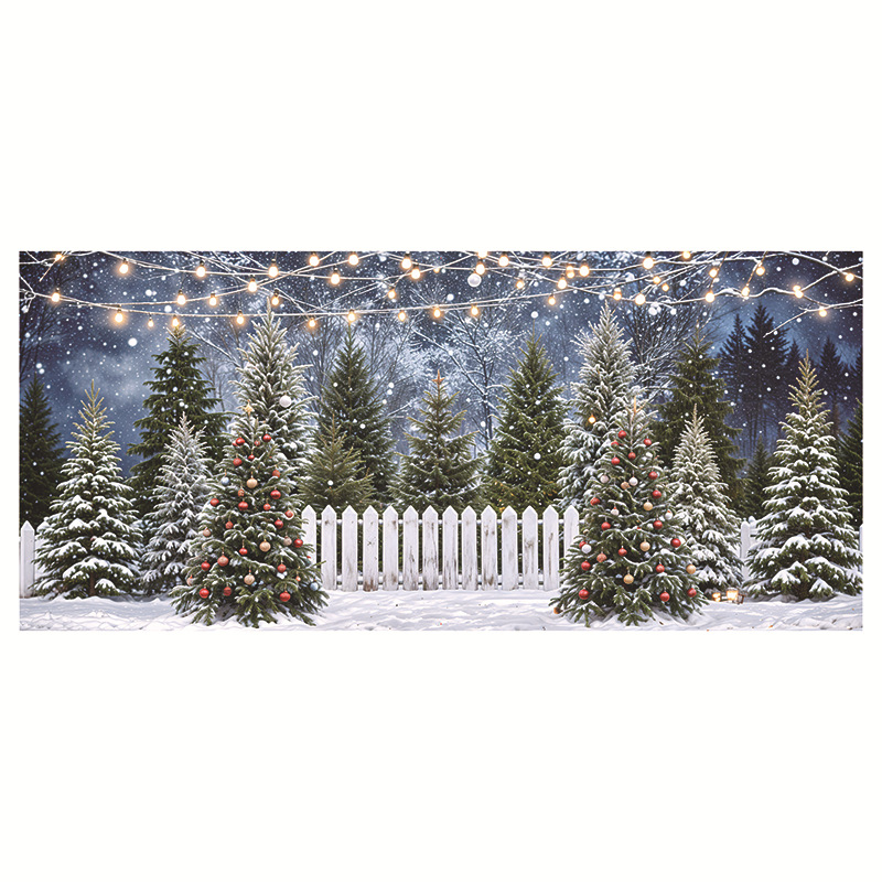 Честита Нова Година Фон Плат Банер Флаг Декорации Банер Аранжировка Тема Парти Атмосфера Сцена Трансгранично