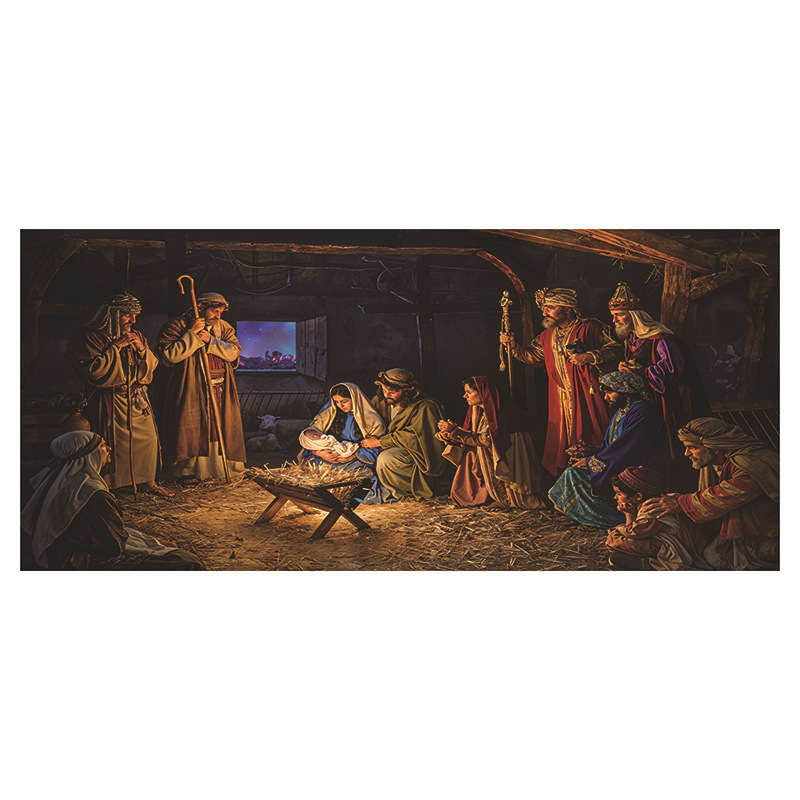 Честита Нова Година Фон Плат Банер Флаг Декорации Банер Аранжировка Тема Парти Атмосфера Сцена Трансгранично