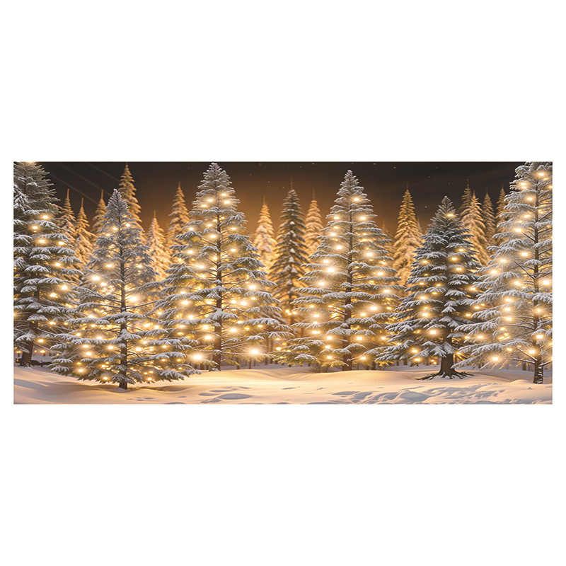 Честита Нова Година Фон Плат Банер Флаг Декорации Банер Аранжировка Тема Парти Атмосфера Сцена Трансгранично