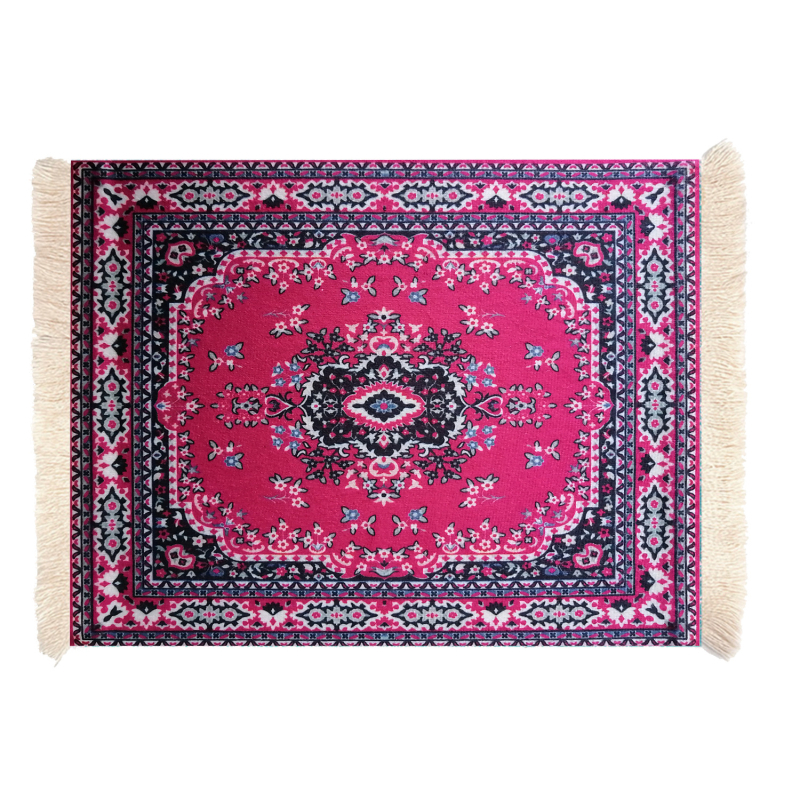 Διασυνοριακό, υψηλής πώλησης, υφαντό mouse pad με φούντες, μικρό Dropshipping, μποέμικο, έθνικ στυλ, αντιολισθητικό, μονωμένο σουβέρ