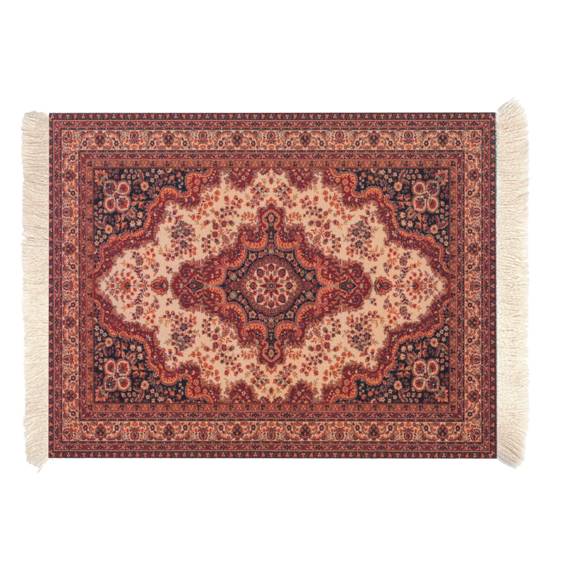 Διασυνοριακό, υψηλής πώλησης, υφαντό mouse pad με φούντες, μικρό Dropshipping, μποέμικο, έθνικ στυλ, αντιολισθητικό, μονωμένο σουβέρ