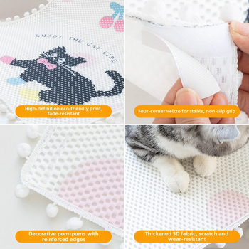 Χαλί άμμου γάτας, αντι-πιτσιλίσματα, κουτί άμμου γάτας που δεν βγάζει έξω, χαλί άμμου φίλτρου, παχύρρευστο εξαιρετικά μεγάλο χαλί κατοικίδιων, χαλί κατά του γρατσουνίσματος γάτας για γάτες και σκύλους