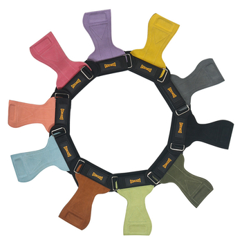 GOUNOD karvės odos sportinis neslystantis delno apsaugas riešo apsaugai fitneso sunkumų kilnojimo stiprintuvas su prisitraukimų apsauga