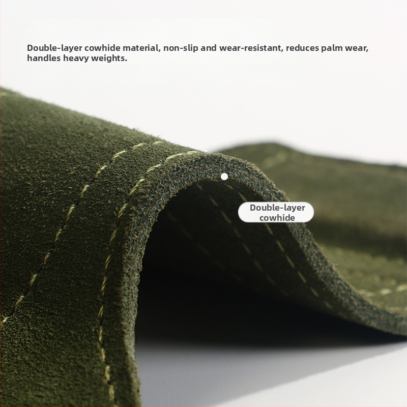 GOUNOD Cowhide Sports Non-Slip щит за длани, китки, фитнес, вдигане на тежести с протектор за набиране