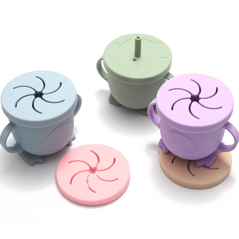 Amazoni silikoonist õlgkruus, kaks-ühes pingviini veekruus, imikutele mõeldud õppejoogikruus, beebisuupistekruus toidukvaliteediga