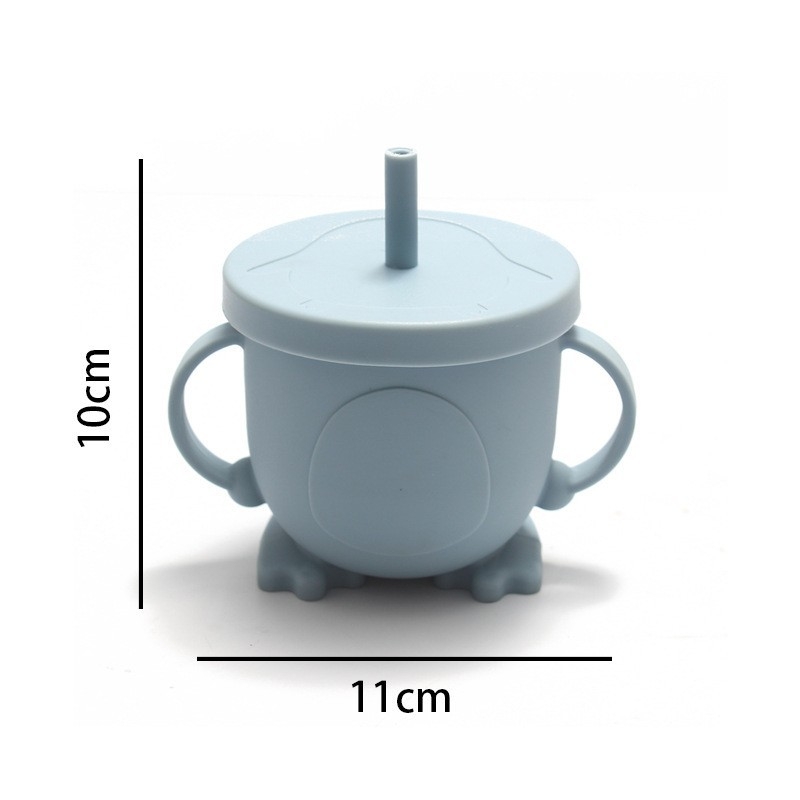 Amazoni silikoonist õlgkruus, kaks-ühes pingviini veekruus, imikutele mõeldud õppejoogikruus, beebisuupistekruus toidukvaliteediga