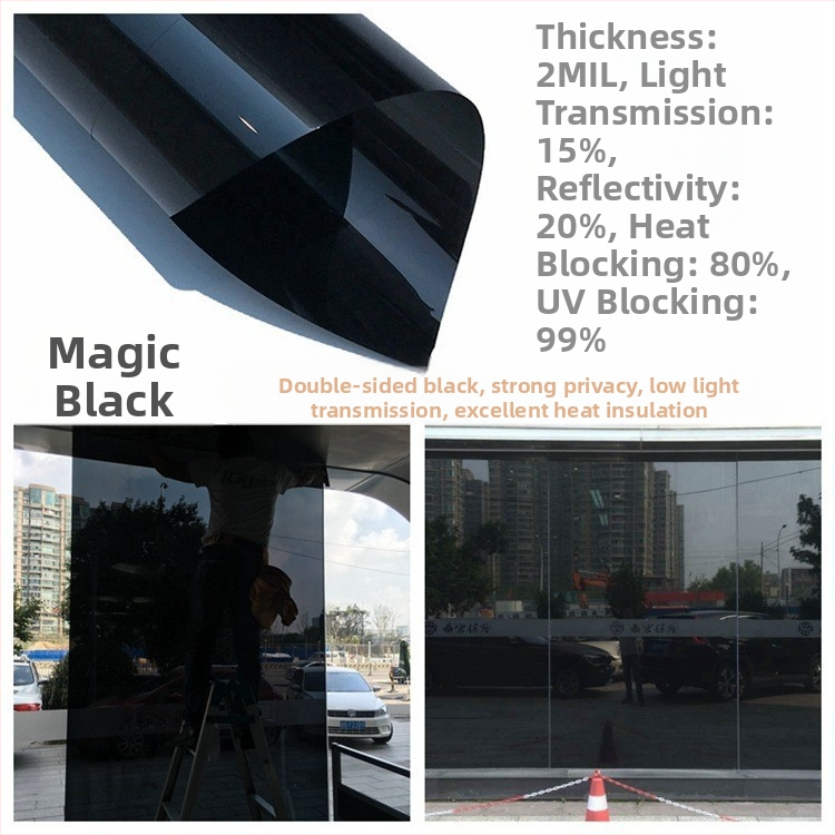 Piiriülene e-kaubanduse klaaskile klaasikleebis soojusisolatsioonikile päikesekile aknakleebis kontorisse piilumisvastane klaasikleebis aknakile