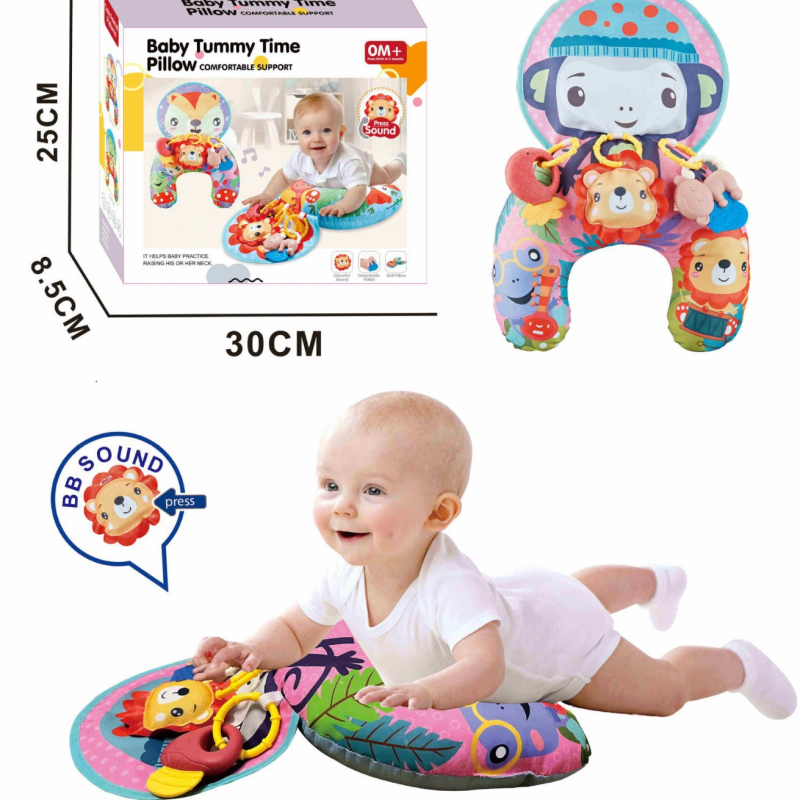 Piiriülene eksport vastsündinule, lamamisõppimise treeningpadi, U-kujuline padi, 3-6 kuu vanune beebi, lamamispadi, roomamispadi, mänguasi