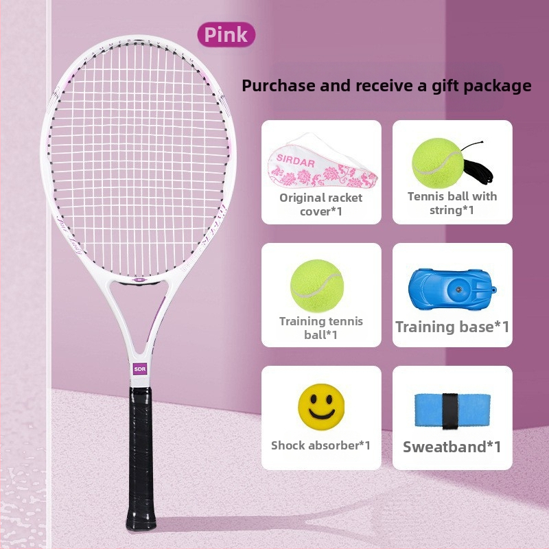 Teniso treniruoklių kartos vienos diržo linijos atšokimo teniso raketė, tinkanti pradedantiesiems, itin lengva aliuminio lydinio raketė.