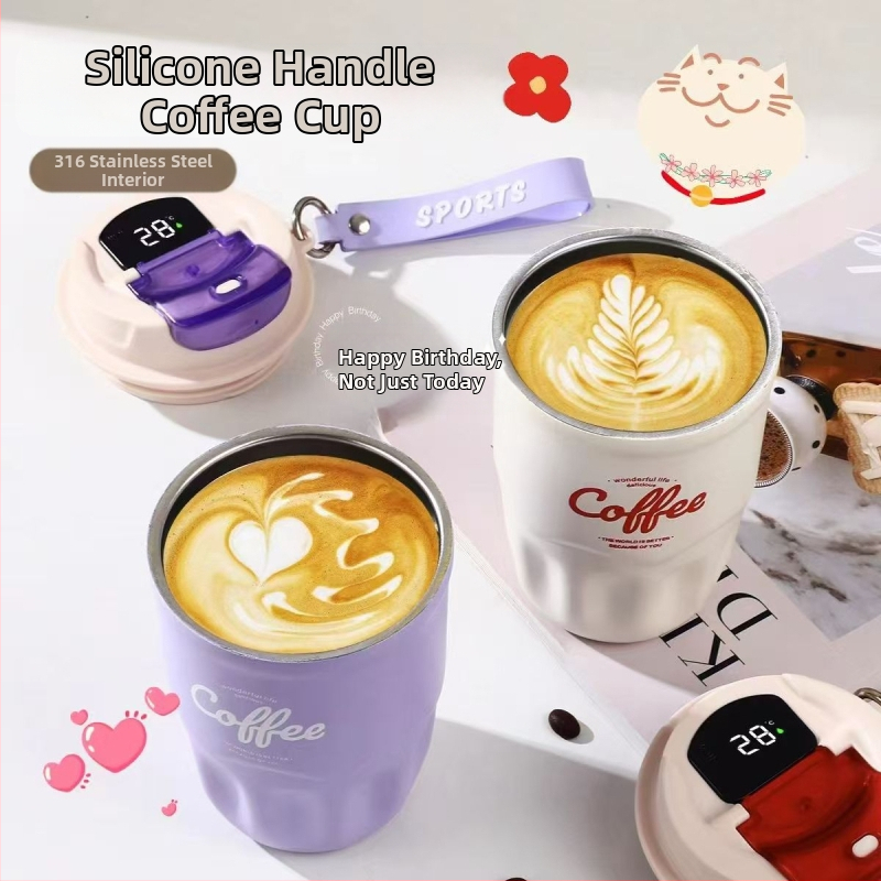 Δημοφιλές θερμός από ανοξείδωτο ατσάλι 316 για το σπίτι και το γραφείο, φλιτζάνι καφέ υψηλής εμφάνισης, φορητό κύπελλο άμεσου πόσιμου νερού για υπαίθριες αθλητικές δραστηριότητες