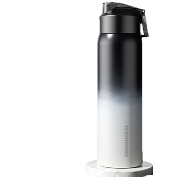 Θερμός με διαβάθμιση, καπάκι με ένα κουμπί για άνδρες και γυναίκες, μαθητικό ποτήρι νερού από ανοξείδωτο ατσάλι 316, ειδικό κύπελλο αυτοκινήτου για μαθητές και μαθήτριες