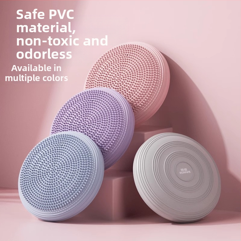 Нова PVC постелка за балансиране на йога, надуваема масажна възглавница, удебелена взривоустойчива балансираща топка