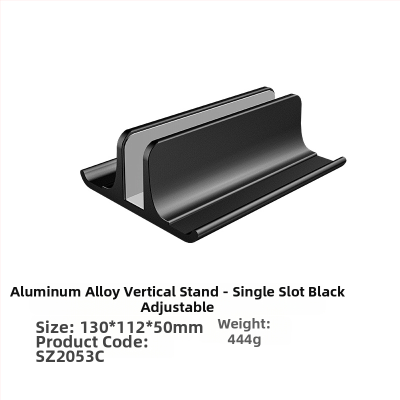 Sülearvuti vertikaalne kronsteini külgmine vertikaalne välise ekraani riputamine soojuse hajumise tugi hoiustamine kohaldatav m