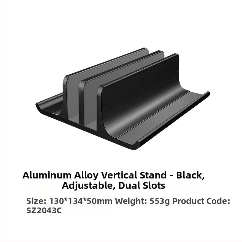 Sülearvuti vertikaalne kronsteini külgmine vertikaalne välise ekraani riputamine soojuse hajumise tugi hoiustamine kohaldatav m