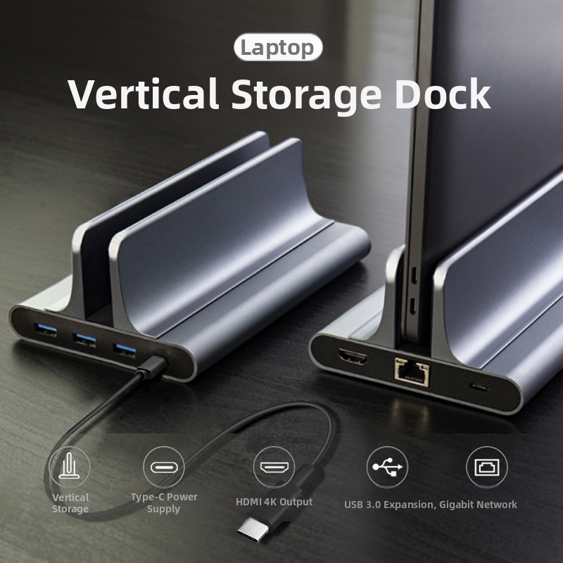 Sülearvuti vertikaalne kronsteini külgmine vertikaalne välise ekraani riputamine soojuse hajumise tugi hoiustamine kohaldatav m