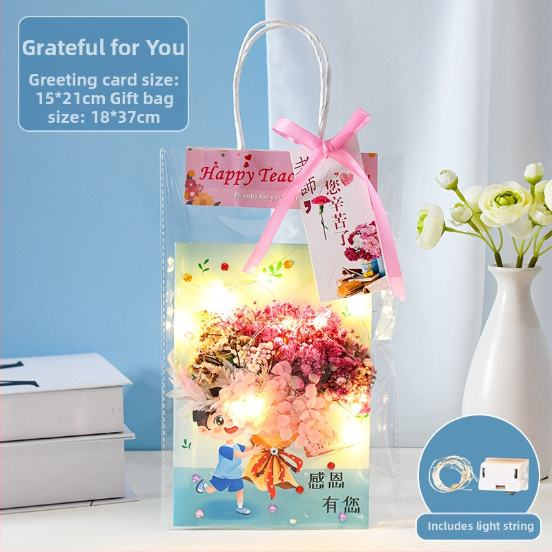 Ръчно изработени поздравителни картички за Деня на учителя, детски „Направи си сам“, изработка от родители и деца, триизмерни картички с букети цветя, подаръчни материали за детска градина за учители