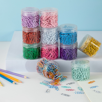 „Daifa“ antikorozinis metalinis sąvaržėlės spalvos nikeliuotas sąvaržėlės cilindras kūrybinis žymeklis biuro reikmenų sąvaržėlė