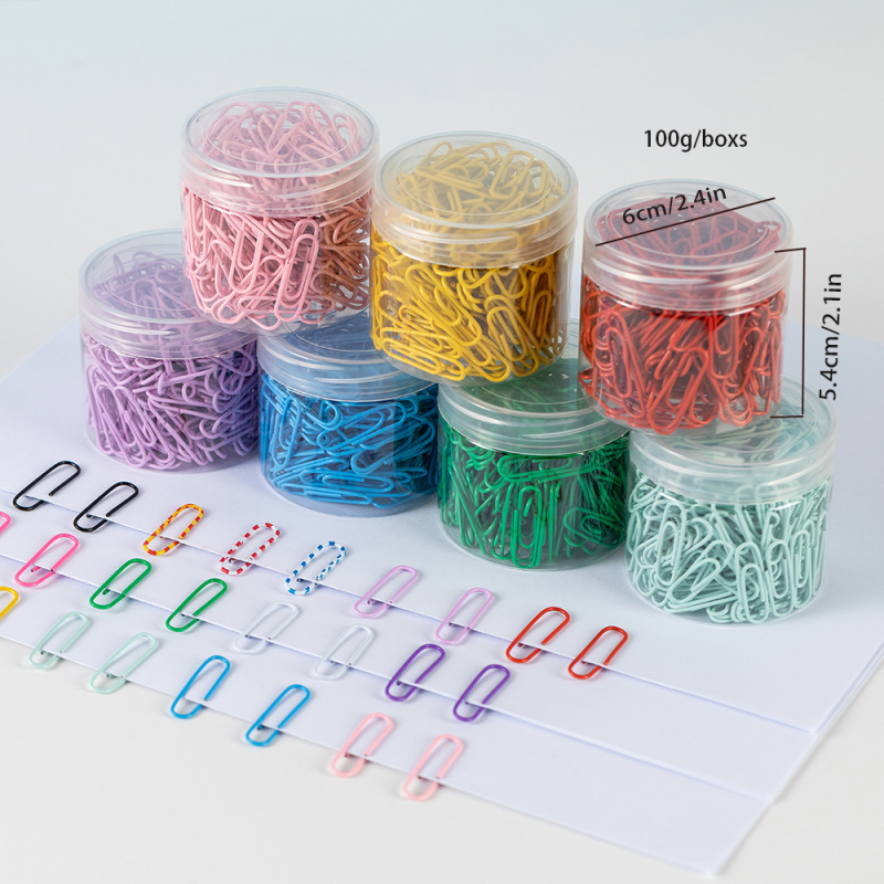 „Daifa“ antikorozinis metalinis sąvaržėlės spalvos nikeliuotas sąvaržėlės cilindras kūrybinis žymeklis biuro reikmenų sąvaržėlė