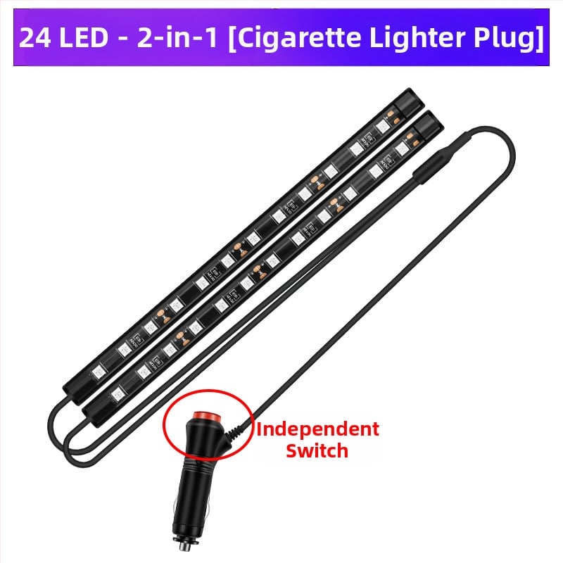Automašīnas lukturis, automašīnas salona modifikācijas nesaturoša, krāsaina LED gāzes lampa, automašīnas USB zoles salona lampa, mūzikas ritma lampa