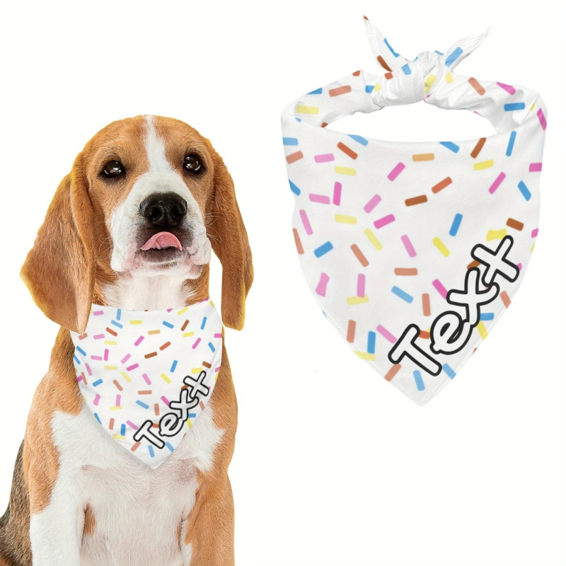 Temu kuummüük lemmikloomade kolmnurksall loominguline isetegemise lemmikloomade süljesall kassi ja koera rinnasall