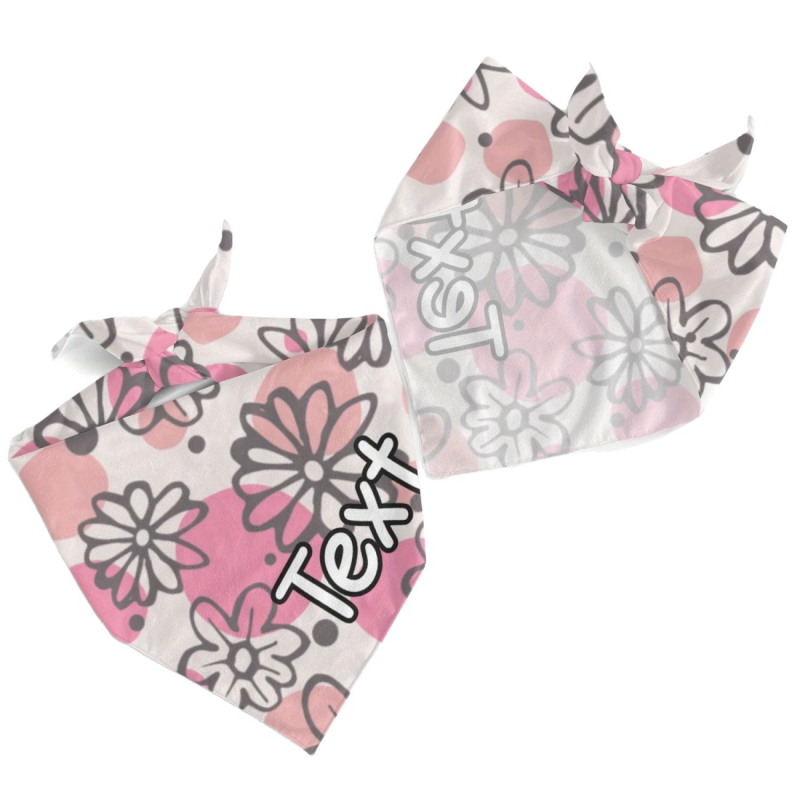 Temu kuummüük lemmikloomade kolmnurksall loominguline isetegemise lemmikloomade süljesall kassi ja koera rinnasall