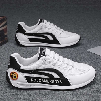 Nauji pavasariniai, aukštos klasės laisvalaikio batai, vasariniai „Forrest Gump“ vyriški batai, minkštapadiai balti sportbačiai, sportiniai „tėčio“ odiniai batai, universalūs madingi batai