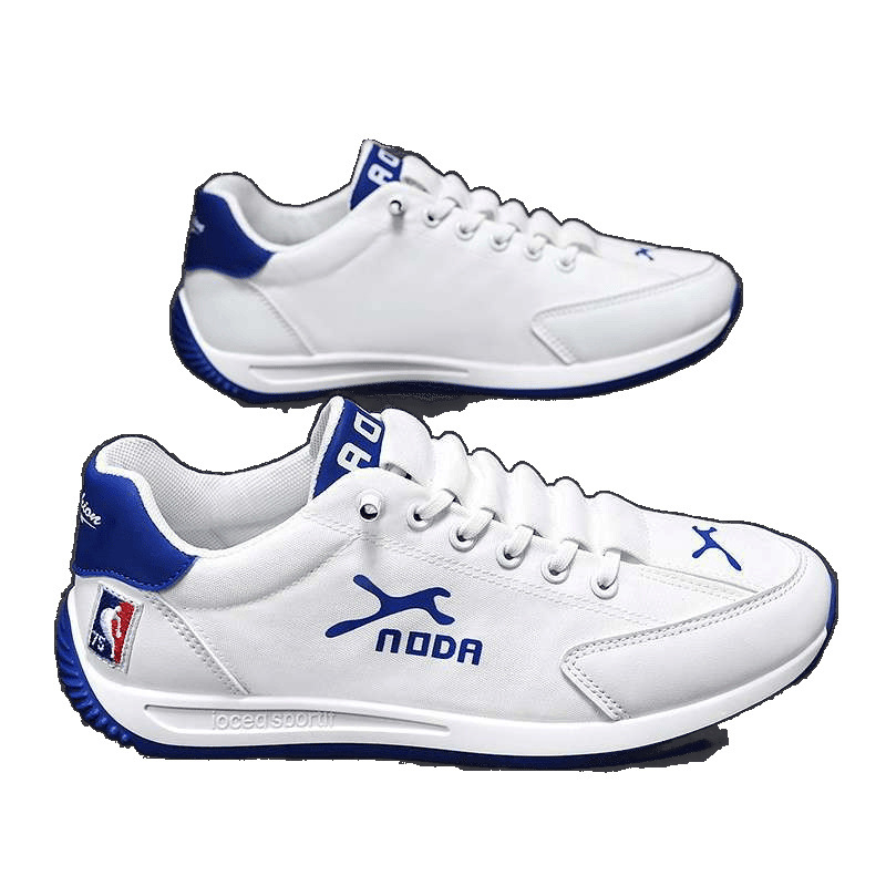 Nauji pavasariniai, aukštos klasės laisvalaikio batai, vasariniai „Forrest Gump“ vyriški batai, minkštapadiai balti sportbačiai, sportiniai „tėčio“ odiniai batai, universalūs madingi batai