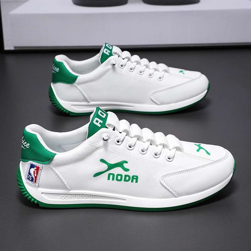 Nauji pavasariniai, aukštos klasės laisvalaikio batai, vasariniai „Forrest Gump“ vyriški batai, minkštapadiai balti sportbačiai, sportiniai „tėčio“ odiniai batai, universalūs madingi batai