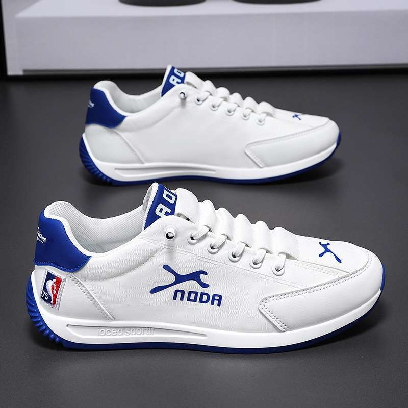 Nauji pavasariniai, aukštos klasės laisvalaikio batai, vasariniai „Forrest Gump“ vyriški batai, minkštapadiai balti sportbačiai, sportiniai „tėčio“ odiniai batai, universalūs madingi batai