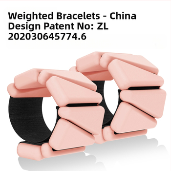 Trikampė vienspalvė „Velcro“ apyrankė rankos jėgos lavinimui, sportui, riešo jėgai, apkrovai reguliuoti, universalus dydis