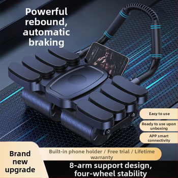 Uus neljarattaline automaatne kõhulihaste ratas meestele ja naistele mõeldud treeningvarustus Artifact Sports Home kõhulihaste ratas