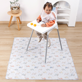Piiriülene uus laste piknikumatt, söögitooli matt, beebi roomamismatt, veekindel ja kerge 130 * 130 cm