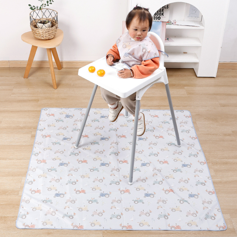 Piiriülene uus laste piknikumatt, söögitooli matt, beebi roomamismatt, veekindel ja kerge 130 * 130 cm