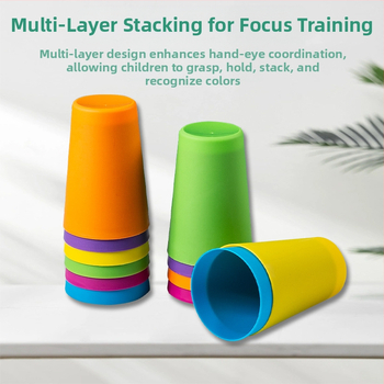 Bērnu sacensību kauss Ātri pagatavojama kausa bērnudārzs Agrīnās izglītības intelekts Krāsu izziņa Vecāku un bērnu interaktīvas galda spēles rotaļlietas Pārrobežu