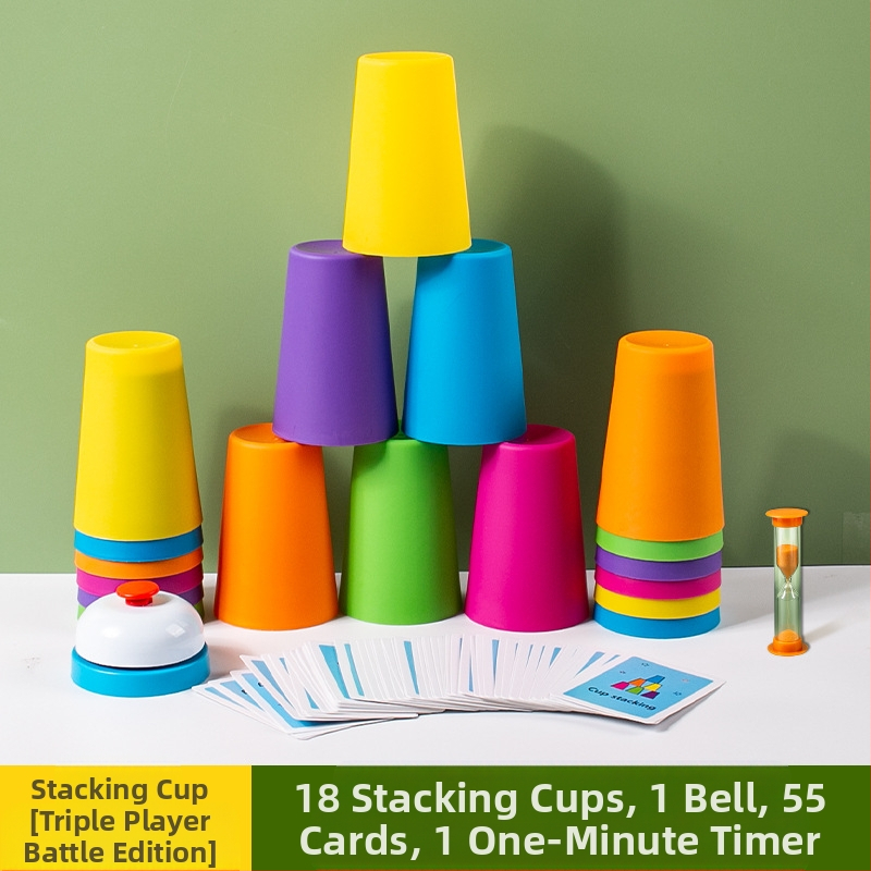 Bērnu sacensību kauss Ātri pagatavojama kausa bērnudārzs Agrīnās izglītības intelekts Krāsu izziņa Vecāku un bērnu interaktīvas galda spēles rotaļlietas Pārrobežu