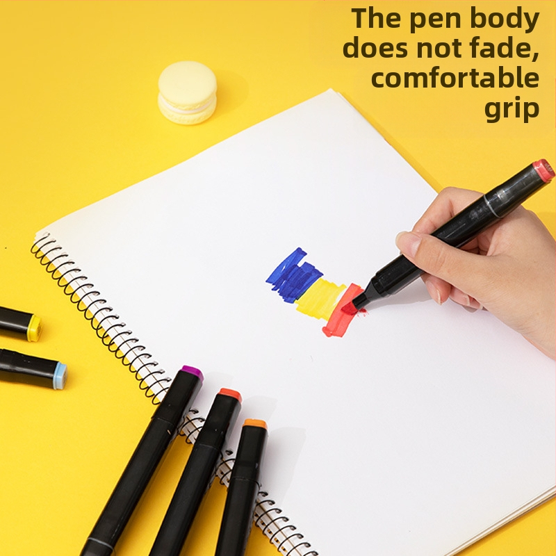 Търговия на едро с детски маркер за рисуване с 48 цвята, двойна глава, специални инструменти за рисуване, цветни химикалки, директна доставка от производителите