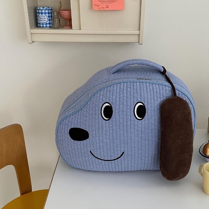 Dél-Koreai óvodai paplantároló táska ágyneműtartós költöztető táska nagy kapacitású rajzfilm poggyászcsomagoló táska