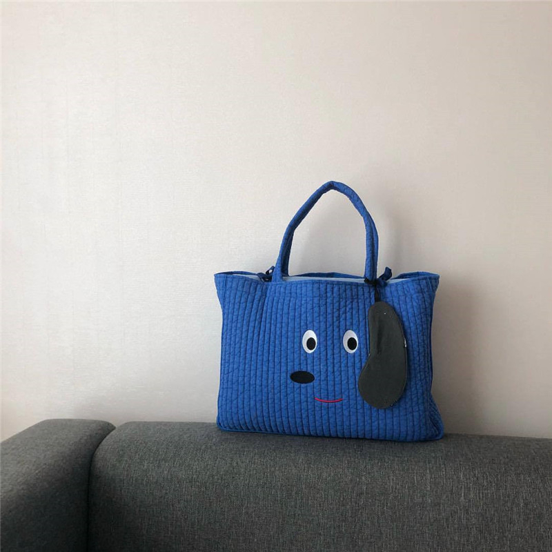 Dél-Koreai óvodai paplantároló táska ágyneműtartós költöztető táska nagy kapacitású rajzfilm poggyászcsomagoló táska