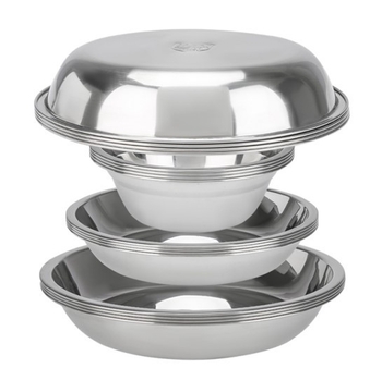 Εξωτερικά επιτραπέζια σκεύη Φορητή στολή 304 από ανοξείδωτο ατσάλι Μπολ πιάτων Chopsticks Πιάτο πικνίκ για κάμπινγκ Πιάτο φρούτων για κάμπινγκ Ταξίδια