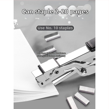 Taupo darbą rankinis segiklis, daugiafunkcis komercinis segiklis storoms knygoms, studentų biuro naudojimui, didelis dydis, didelis namų įrišimas