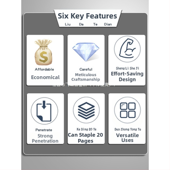 Taupo darbą rankinis segiklis, daugiafunkcis komercinis segiklis storoms knygoms, studentų biuro naudojimui, didelis dydis, didelis namų įrišimas