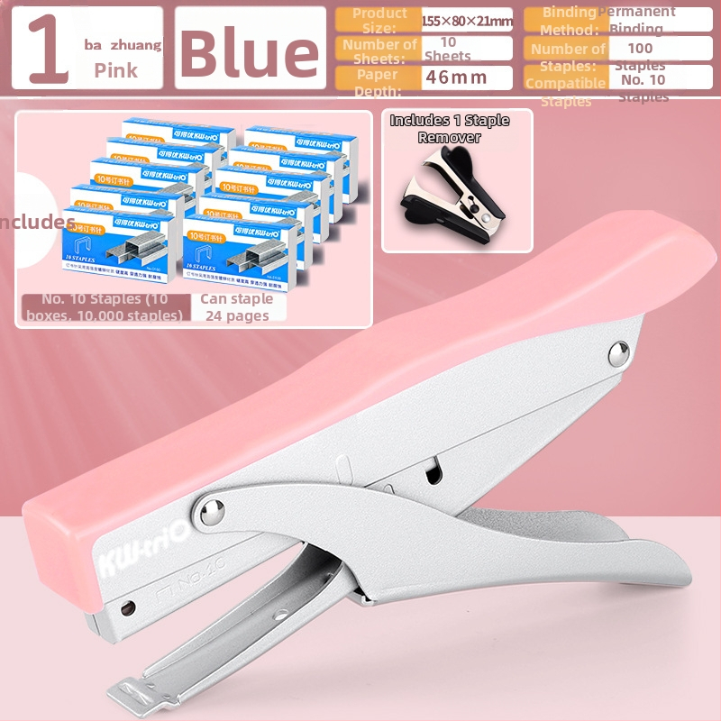 Taupo darbą rankinis segiklis, daugiafunkcis komercinis segiklis storoms knygoms, studentų biuro naudojimui, didelis dydis, didelis namų įrišimas