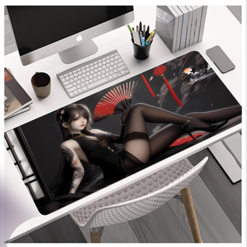 Internetkávézó e-sport játék egérpad szépség túlméretezett vastag számítógép irodai billentyűzet játék kollégiumi asztalpad nagykereskedelem