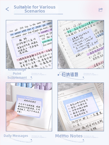 Väljatõmmatavad kleepmärkmed põhikooliõpilastele ja algkooliõpilastele, kellel on valed küsimused kontorikasutuseks