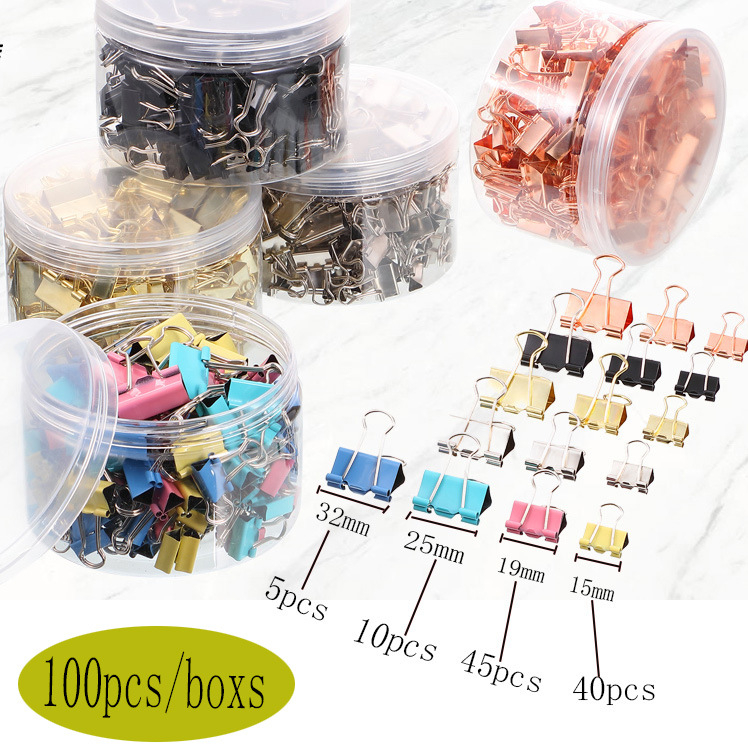 Tarpvalstybinis karšto išpardavimo kombinuotas kostiumas Kanceliarinės prekės Spalvotas ilgas uodegos segtukas Juodas „Dovetail“ segtukas Metalinis įrišimo bilietų segtukas Testinis sąvaržėlė