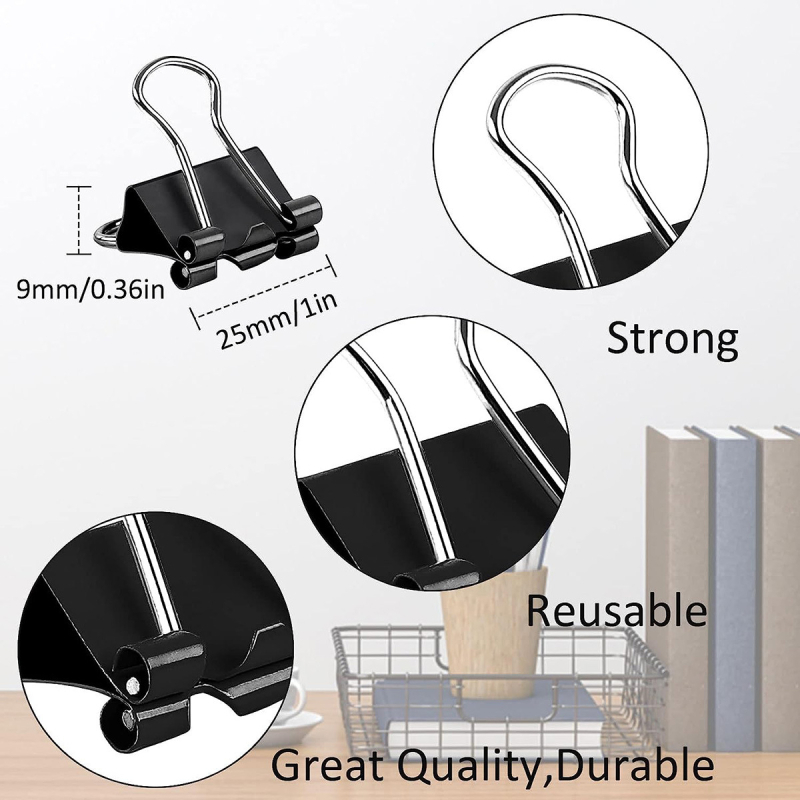 Tarpvalstybinis karšto išpardavimo kombinuotas kostiumas Kanceliarinės prekės Spalvotas ilgas uodegos segtukas Juodas „Dovetail“ segtukas Metalinis įrišimo bilietų segtukas Testinis sąvaržėlė