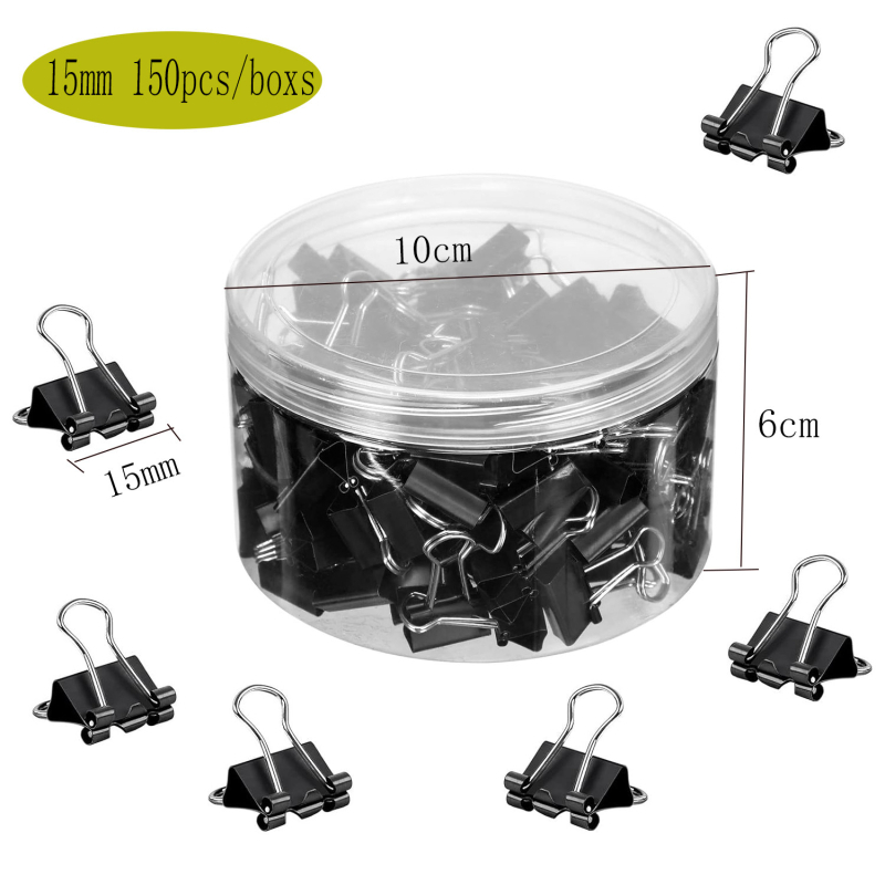 Tarpvalstybinis karšto išpardavimo kombinuotas kostiumas Kanceliarinės prekės Spalvotas ilgas uodegos segtukas Juodas „Dovetail“ segtukas Metalinis įrišimo bilietų segtukas Testinis sąvaržėlė