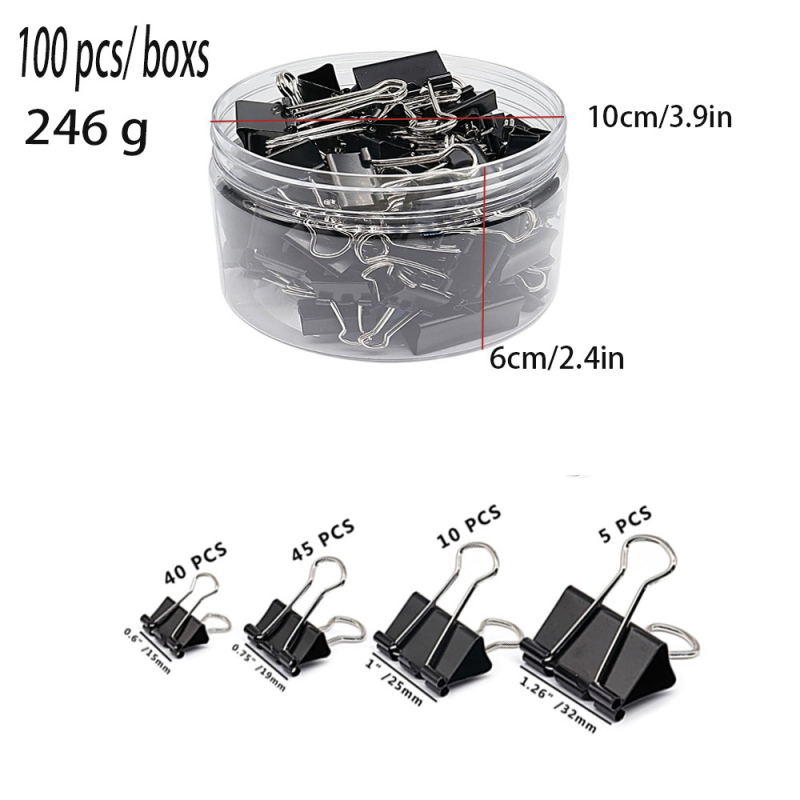 Tarpvalstybinis karšto išpardavimo kombinuotas kostiumas Kanceliarinės prekės Spalvotas ilgas uodegos segtukas Juodas „Dovetail“ segtukas Metalinis įrišimo bilietų segtukas Testinis sąvaržėlė