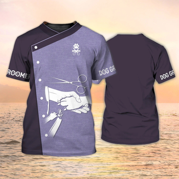 Νέο διασυνοριακό ανδρικό και γυναικείο κοντομάνικο μπουφάν, κουρείο με ψηφιακή εκτύπωση 3D, προμήθεια κατασκευαστών γυναικείων μπλουζών κουρείων